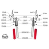 Kép 3/3 - FELCO 210A-50 íves pengéjű ágvágó olló (50 cm)