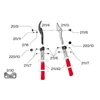 Kép 11/11 - FELCO 211-60 kétkezes ágvágó olló (60 cm-es hossz)