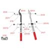 Kép 5/5 - FELCO 221-80 kétkezes ágvágó olló (80 cm-es hossz)