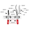 Kép 2/2 - FELCO 220/10 gumi ütköző szett FELCO ágvágó ollókhoz, 2 db-os