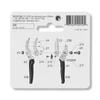 Kép 3/4 - FELCO 4/4 ellenpenge szegecsekkel FELCO 4 és FELCO 4H típusú metszőollóhoz