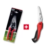 Kép 1/16 - FELCO 8 metszőolló (jobbkezes, nagy méret) + FELCO 601 összecsukható ágfűrész (12 cm-es pengehossz)