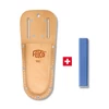 Kép 1/9 - Metszőolló HASZNOS tartozék csomag: FELCO 910 bőr metszőolló tok + FELCO 902 fenőkő