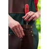 Kép 14/16 - FELCO 490 kertész kötény – tartós vászon, valódi bőr zsebekkel