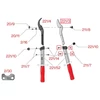 Kép 4/4 - FELCO 221/3 vágópenge pótpenge a FELCO 221-70, 221-80, 221-90 ágvágó ollókhoz