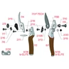 Kép 15/17 - FELCO 8 ELITE metszőolló (jobbkezes, nagy méret)