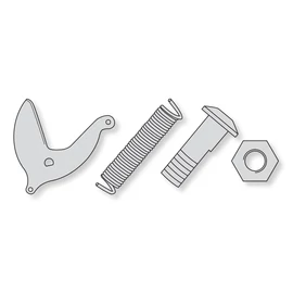 FELCO 290/3-1 vágópenge pótpenge szett (penge, rugó, csavar, anya) FELCO 290/3-1 vágópenge pótpenge szett FELCO 290 teleszkópos ágvágó ollóhoz