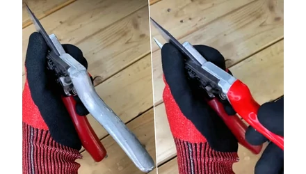Hogyan cseréljük le a FELCO metszőollók piros markolatborítását?