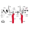 Kép 2/2 - FELCO 6/8 csavar FELCO 6, 12, 14, 15, 16, 17 metszőollóhoz