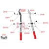 Kép 3/3 - FELCO 221/4 ellenpenge FELCO 221-70, -80, -90 ágvágó ollóhoz